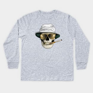 Hunter Skull Thompson Kids Long Sleeve T-Shirt